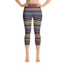 Load image into Gallery viewer, Yoga Capri Leggings - Tribe - Green Cross Clothing,  - Apparel, Clothing, T-shirts, Accessories, Wristbands, Green Cross Clothing - GreenCrossClothing.co, Green Cross Clothing - GreenCrossClothing.co