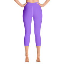 Load image into Gallery viewer, Yoga Capri Leggings - Ultraviolet - Green Cross Clothing,  - Apparel, Clothing, T-shirts, Accessories, Wristbands, Green Cross Clothing - GreenCrossClothing.co, Green Cross Clothing - GreenCrossClothing.co