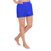 Load image into Gallery viewer, Women&#39;s Athletic Shorts - Earth Blue - Green Cross Clothing,  - Apparel, Clothing, T-shirts, Accessories, Wristbands, Green Cross Clothing - GreenCrossClothing.co, Green Cross Clothing - GreenCrossClothing.co