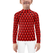Load image into Gallery viewer, Kids Girls&#39; Sun &amp; Rash Guard - Red Dragon - Green Cross Clothing,  - Apparel, Clothing, T-shirts, Accessories, Wristbands, Green Cross Clothing - GreenCrossClothing.co, Green Cross Clothing - GreenCrossClothing.co