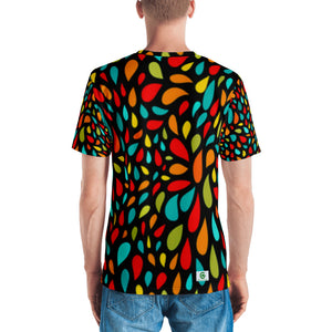 Men's T-shirt - Colorful Drops - Green Cross Clothing,  - Apparel, Clothing, T-shirts, Accessories, Wristbands, Green Cross Clothing - GreenCrossClothing.co, Green Cross Clothing - GreenCrossClothing.co