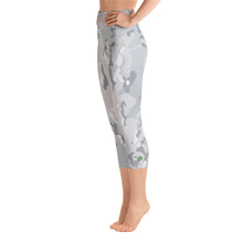 Load image into Gallery viewer, Yoga Capri Leggings - Grey Camo - Green Cross Clothing,  - Apparel, Clothing, T-shirts, Accessories, Wristbands, Green Cross Clothing - GreenCrossClothing.co, Green Cross Clothing - GreenCrossClothing.co