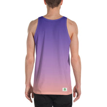 Load image into Gallery viewer, Men&#39;s Tank Top - Purple &amp; Peach - Green Cross Clothing,  - Apparel, Clothing, T-shirts, Accessories, Wristbands, Green Cross Clothing - GreenCrossClothing.co, Green Cross Clothing - GreenCrossClothing.co