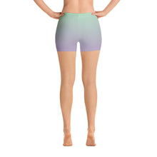 Load image into Gallery viewer, Legging Shorts - Lilac &amp; Mint - Green Cross Clothing,  - Apparel, Clothing, T-shirts, Accessories, Wristbands, Green Cross Clothing - GreenCrossClothing.co, Green Cross Clothing - GreenCrossClothing.co