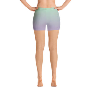 Legging Shorts - Lilac & Mint - Green Cross Clothing,  - Apparel, Clothing, T-shirts, Accessories, Wristbands, Green Cross Clothing - GreenCrossClothing.co, Green Cross Clothing - GreenCrossClothing.co