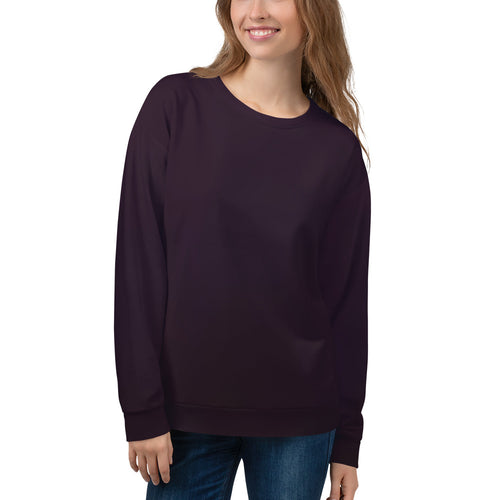 Women's Sweatshirt - Black Cherry II - Green Cross Clothing,  - Apparel, Clothing, T-shirts, Accessories, Wristbands, Green Cross Clothing - GreenCrossClothing.co, Green Cross Clothing - GreenCrossClothing.co