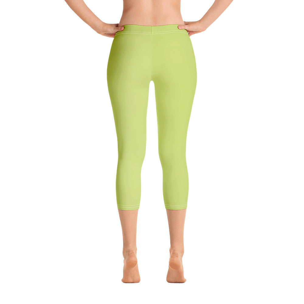 Capri Leggings - Key Lime - Green Cross Clothing,  - Apparel, Clothing, T-shirts, Accessories, Wristbands, Green Cross Clothing - GreenCrossClothing.co, Green Cross Clothing - GreenCrossClothing.co