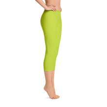 Load image into Gallery viewer, Capri Leggings - Kiwi - Green Cross Clothing,  - Apparel, Clothing, T-shirts, Accessories, Wristbands, Green Cross Clothing - GreenCrossClothing.co, Green Cross Clothing - GreenCrossClothing.co