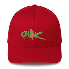 Load image into Gallery viewer, Embroidered Premium FlexFit Cap - Dank - Green Cross Clothing, Dank Hat - Apparel, Clothing, T-shirts, Accessories, Wristbands, Green Cross Clothing - GreenCrossClothing.co, Green Cross Clothing - GreenCrossClothing.co