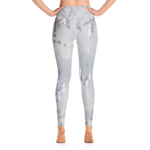 Yoga Leggings - Grey Camo - Green Cross Clothing,  - Apparel, Clothing, T-shirts, Accessories, Wristbands, Green Cross Clothing - GreenCrossClothing.co, Green Cross Clothing - GreenCrossClothing.co