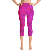 Load image into Gallery viewer, Yoga Capri Leggings - Pizazz - Green Cross Clothing,  - Apparel, Clothing, T-shirts, Accessories, Wristbands, Green Cross Clothing - GreenCrossClothing.co, Green Cross Clothing - GreenCrossClothing.co