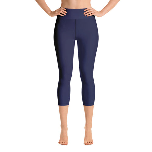 Yoga Capri Leggings - Blueberry II - Green Cross Clothing,  - Apparel, Clothing, T-shirts, Accessories, Wristbands, Green Cross Clothing - GreenCrossClothing.co, Green Cross Clothing - GreenCrossClothing.co
