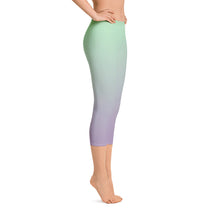 Load image into Gallery viewer, Capri Leggings - Lilac &amp; Mint - Green Cross Clothing,  - Apparel, Clothing, T-shirts, Accessories, Wristbands, Green Cross Clothing - GreenCrossClothing.co, Green Cross Clothing - GreenCrossClothing.co