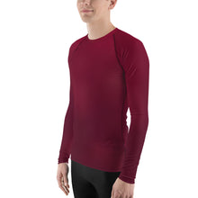 Load image into Gallery viewer, Men&#39;s Sun &amp; Rash Guard - Black Cherry - Green Cross Clothing,  - Apparel, Clothing, T-shirts, Accessories, Wristbands, Green Cross Clothing - GreenCrossClothing.co, Green Cross Clothing - GreenCrossClothing.co