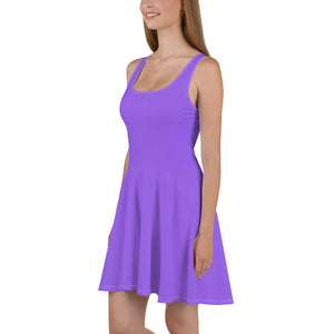 Skater Dress - Ultraviolet - Green Cross Clothing,  - Apparel, Clothing, T-shirts, Accessories, Wristbands, Green Cross Clothing - GreenCrossClothing.co, Green Cross Clothing - GreenCrossClothing.co