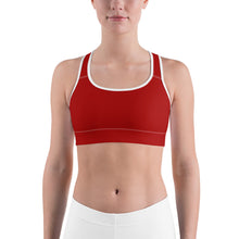 Load image into Gallery viewer, Sports Bra - Pomegranate - Green Cross Clothing,  - Apparel, Clothing, T-shirts, Accessories, Wristbands, Green Cross Clothing - GreenCrossClothing.co, Green Cross Clothing - GreenCrossClothing.co