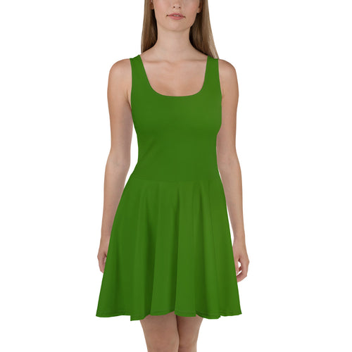 Skater Dress - Key Lime II - Green Cross Clothing,  - Apparel, Clothing, T-shirts, Accessories, Wristbands, Green Cross Clothing - GreenCrossClothing.co, Green Cross Clothing - GreenCrossClothing.co