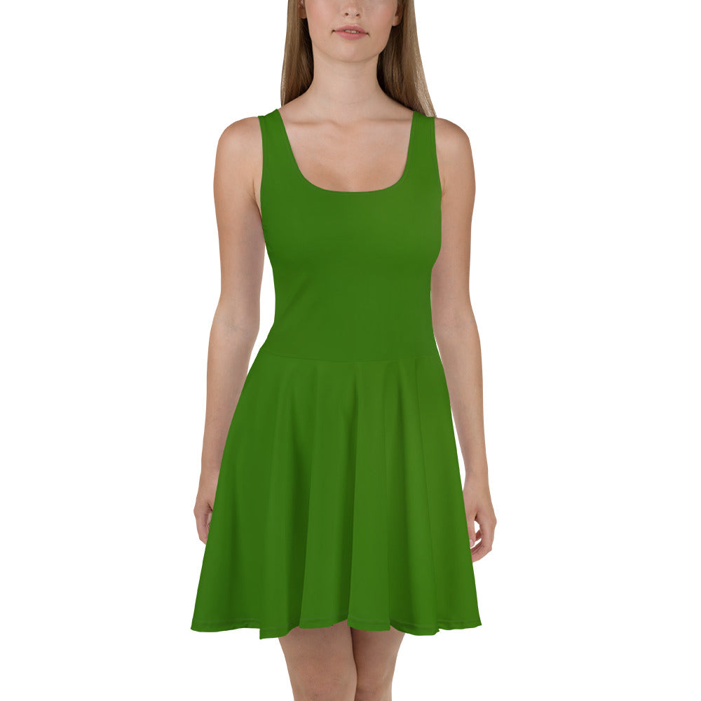Skater Dress - Key Lime II - Green Cross Clothing,  - Apparel, Clothing, T-shirts, Accessories, Wristbands, Green Cross Clothing - GreenCrossClothing.co, Green Cross Clothing - GreenCrossClothing.co