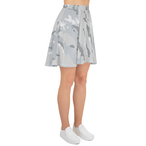 Skater Skirt - Grey Camo - Green Cross Clothing,  - Apparel, Clothing, T-shirts, Accessories, Wristbands, Green Cross Clothing - GreenCrossClothing.co, Green Cross Clothing - GreenCrossClothing.co