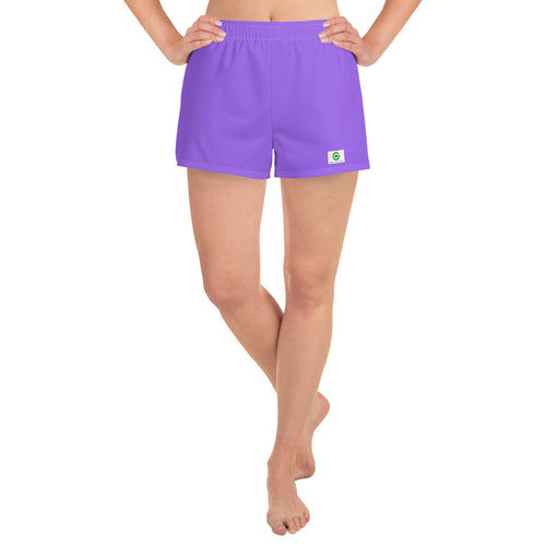 Women's Athletic Shorts - Ultraviolet - Green Cross Clothing,  - Apparel, Clothing, T-shirts, Accessories, Wristbands, Green Cross Clothing - GreenCrossClothing.co, Green Cross Clothing - GreenCrossClothing.co