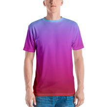 Load image into Gallery viewer, Men&#39;s T-shirt - Blue &amp; Red - Green Cross Clothing,  - Apparel, Clothing, T-shirts, Accessories, Wristbands, Green Cross Clothing - GreenCrossClothing.co, Green Cross Clothing - GreenCrossClothing.co