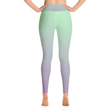 Load image into Gallery viewer, Yoga Leggings - Lilac &amp; Mint - Green Cross Clothing,  - Apparel, Clothing, T-shirts, Accessories, Wristbands, Green Cross Clothing - GreenCrossClothing.co, Green Cross Clothing - GreenCrossClothing.co