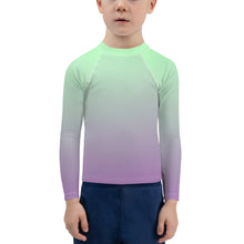 Load image into Gallery viewer, Kids Boys&#39; Sun &amp; Rash Guard - Lilac &amp; Mint - Green Cross Clothing,  - Apparel, Clothing, T-shirts, Accessories, Wristbands, Green Cross Clothing - GreenCrossClothing.co, Green Cross Clothing - GreenCrossClothing.co