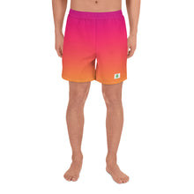 Load image into Gallery viewer, Men&#39;s Athletic Shorts - Sunrise - Green Cross Clothing,  - Apparel, Clothing, T-shirts, Accessories, Wristbands, Green Cross Clothing - GreenCrossClothing.co, Green Cross Clothing - GreenCrossClothing.co