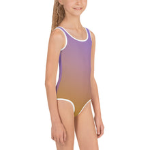 Load image into Gallery viewer, Kids Girls&#39; Swimsuit - Sunset - Green Cross Clothing,  - Apparel, Clothing, T-shirts, Accessories, Wristbands, Green Cross Clothing - GreenCrossClothing.co, Green Cross Clothing - GreenCrossClothing.co