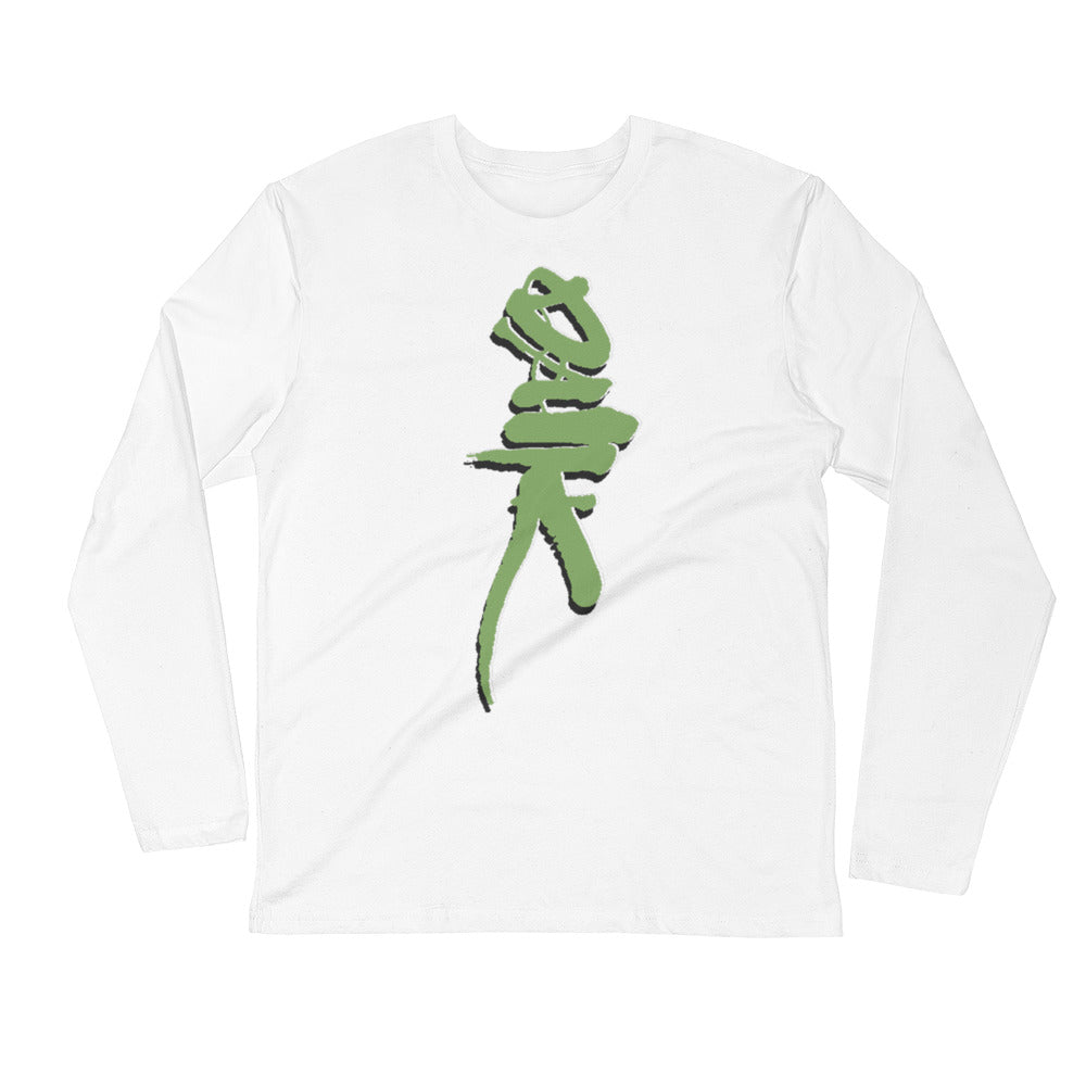 Dank - Long Sleeve Fitted Crew - Green Cross Clothing,  - Apparel, Clothing, T-shirts, Accessories, Wristbands, Green Cross Clothing - GreenCrossClothing.co, Green Cross Clothing - GreenCrossClothing.co