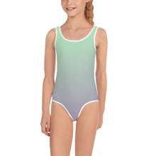 Load image into Gallery viewer, Kids Girls' Swimsuit - Lilac &amp; Mint - Green Cross Clothing,  - Apparel, Clothing, T-shirts, Accessories, Wristbands, Green Cross Clothing - GreenCrossClothing.co, Green Cross Clothing - GreenCrossClothing.co