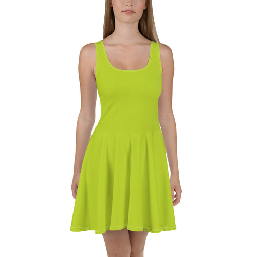 Skater Dress - Kiwi - Green Cross Clothing,  - Apparel, Clothing, T-shirts, Accessories, Wristbands, Green Cross Clothing - GreenCrossClothing.co, Green Cross Clothing - GreenCrossClothing.co