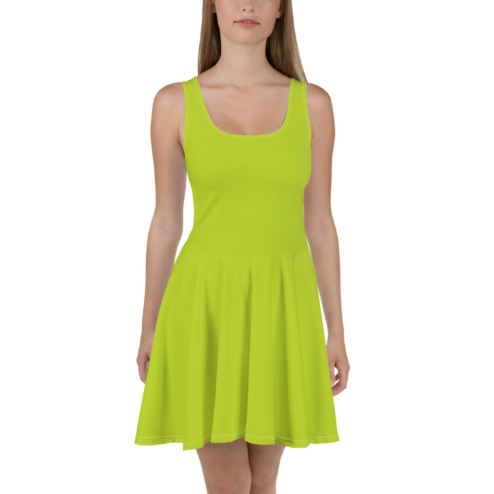 Skater Dress - Kiwi - Green Cross Clothing,  - Apparel, Clothing, T-shirts, Accessories, Wristbands, Green Cross Clothing - GreenCrossClothing.co, Green Cross Clothing - GreenCrossClothing.co