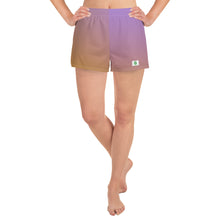 Load image into Gallery viewer, Women&#39;s Athletic Shorts - Sunset - Green Cross Clothing,  - Apparel, Clothing, T-shirts, Accessories, Wristbands, Green Cross Clothing - GreenCrossClothing.co, Green Cross Clothing - GreenCrossClothing.co