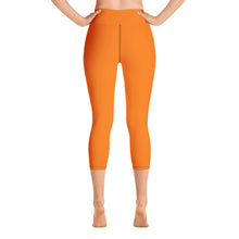 Load image into Gallery viewer, Yoga Capri Leggings - Tangerine II - Green Cross Clothing,  - Apparel, Clothing, T-shirts, Accessories, Wristbands, Green Cross Clothing - GreenCrossClothing.co, Green Cross Clothing - GreenCrossClothing.co