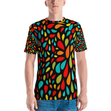 Load image into Gallery viewer, Men&#39;s T-shirt - Colorful Drops - Green Cross Clothing,  - Apparel, Clothing, T-shirts, Accessories, Wristbands, Green Cross Clothing - GreenCrossClothing.co, Green Cross Clothing - GreenCrossClothing.co