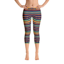 Load image into Gallery viewer, Capri Leggings - Tribe - Green Cross Clothing,  - Apparel, Clothing, T-shirts, Accessories, Wristbands, Green Cross Clothing - GreenCrossClothing.co, Green Cross Clothing - GreenCrossClothing.co