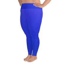 Load image into Gallery viewer, Plus Size Leggings - Earth Blue - Green Cross Clothing,  - Apparel, Clothing, T-shirts, Accessories, Wristbands, Green Cross Clothing - GreenCrossClothing.co, Green Cross Clothing - GreenCrossClothing.co
