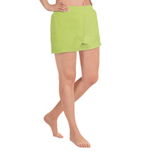 Load image into Gallery viewer, Women&#39;s Athletic Shorts - Key Lime - Green Cross Clothing,  - Apparel, Clothing, T-shirts, Accessories, Wristbands, Green Cross Clothing - GreenCrossClothing.co, Green Cross Clothing - GreenCrossClothing.co