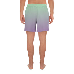 Men's Athletic Shorts - Lilac & Mint - Green Cross Clothing,  - Apparel, Clothing, T-shirts, Accessories, Wristbands, Green Cross Clothing - GreenCrossClothing.co, Green Cross Clothing - GreenCrossClothing.co