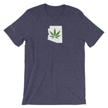 Load image into Gallery viewer, THC-Shirt - Arizona - Green Cross Clothing, State T-shirt - Apparel, Clothing, T-shirts, Accessories, Wristbands, Green Cross Clothing - GreenCrossClothing.co, Green Cross Clothing - GreenCrossClothing.co