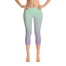 Load image into Gallery viewer, Capri Leggings - Lilac &amp; Mint - Green Cross Clothing,  - Apparel, Clothing, T-shirts, Accessories, Wristbands, Green Cross Clothing - GreenCrossClothing.co, Green Cross Clothing - GreenCrossClothing.co