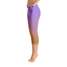 Load image into Gallery viewer, Capri Leggings - Sunset - Green Cross Clothing,  - Apparel, Clothing, T-shirts, Accessories, Wristbands, Green Cross Clothing - GreenCrossClothing.co, Green Cross Clothing - GreenCrossClothing.co