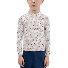 Load image into Gallery viewer, Kids Boys&#39; Sun &amp; Rash Guard - Cherry Blossoms - Green Cross Clothing,  - Apparel, Clothing, T-shirts, Accessories, Wristbands, Green Cross Clothing - GreenCrossClothing.co, Green Cross Clothing - GreenCrossClothing.co