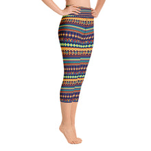 Load image into Gallery viewer, Yoga Capri Leggings - Tribe - Green Cross Clothing,  - Apparel, Clothing, T-shirts, Accessories, Wristbands, Green Cross Clothing - GreenCrossClothing.co, Green Cross Clothing - GreenCrossClothing.co