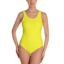 Load image into Gallery viewer, One-Piece Swimsuit - Meyer Lemon - Green Cross Clothing,  - Apparel, Clothing, T-shirts, Accessories, Wristbands, Green Cross Clothing - GreenCrossClothing.co, Green Cross Clothing - GreenCrossClothing.co