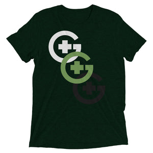 T-Shirt - Green Cross "3G" - Green Cross Clothing, Green Cross T-Shirt - Apparel, Clothing, T-shirts, Accessories, Wristbands, Green Cross Clothing - GreenCrossClothing.co, Green Cross Clothing - GreenCrossClothing.co