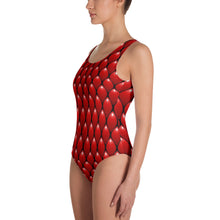 Load image into Gallery viewer, One-Piece Swimsuit - Red Dragon - Green Cross Clothing,  - Apparel, Clothing, T-shirts, Accessories, Wristbands, Green Cross Clothing - GreenCrossClothing.co, Green Cross Clothing - GreenCrossClothing.co