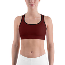 Load image into Gallery viewer, Sports Bra - Pomegranate II - Green Cross Clothing,  - Apparel, Clothing, T-shirts, Accessories, Wristbands, Green Cross Clothing - GreenCrossClothing.co, Green Cross Clothing - GreenCrossClothing.co