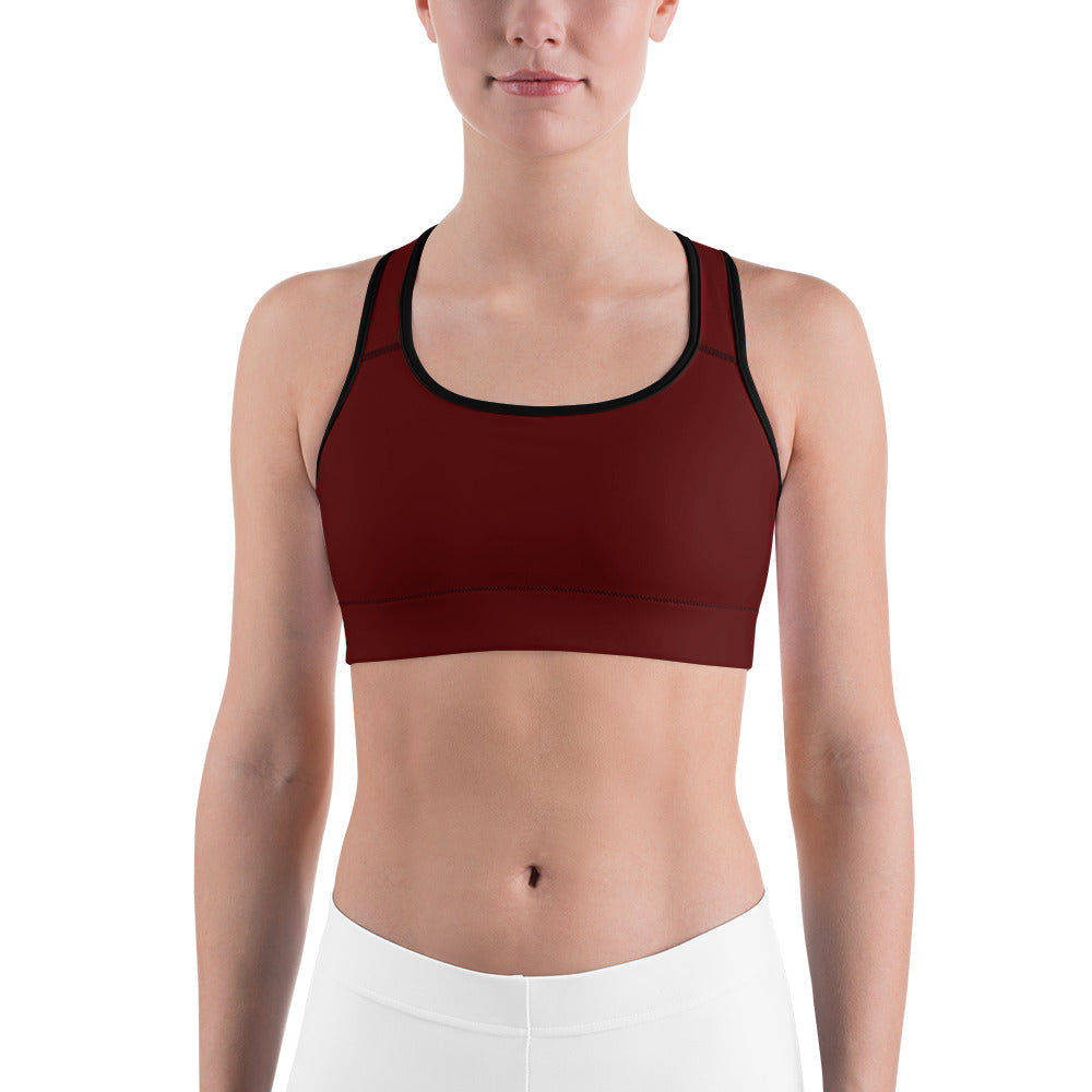 Sports Bra - Pomegranate II - Green Cross Clothing,  - Apparel, Clothing, T-shirts, Accessories, Wristbands, Green Cross Clothing - GreenCrossClothing.co, Green Cross Clothing - GreenCrossClothing.co